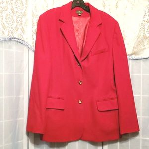 L.L. BEAN WOOL/CASHMERE BLAZER SZ 16R